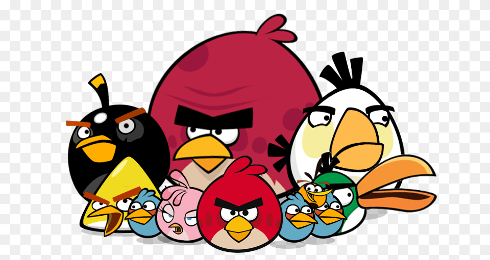 Angry Birds Transparent Background, Animal, Bird, Cartoon Free Png