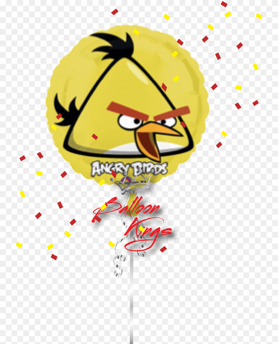 Angry Birds Yellow Angry Birds Yellow Bird, Food, Sweets, Balloon, Helmet Free Png