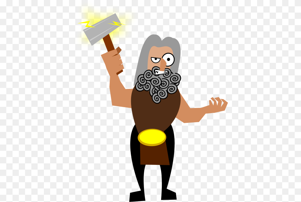 Angry Blacksmith Clip Art Image Clipsafari Thor God Clip Art, Baby, Person, Cleaning, Face Png