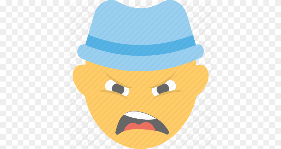 Angry Boy Boy Emoji Confounded Emoticon Frowning Face Icon, Baby, Head, Person Png
