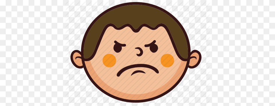 Angry Boy Chubby Cute Fat Kid Smile Icon, Head, Person, Face, Water Free Png