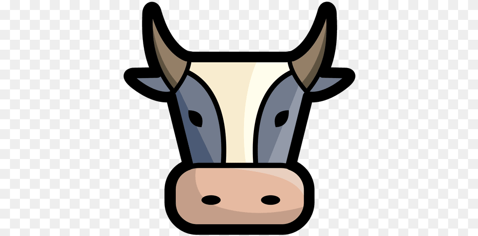 Angry Bull Head Cabeza De Toro Caricatura, Animal, Cattle, Cow, Livestock Free Png Download
