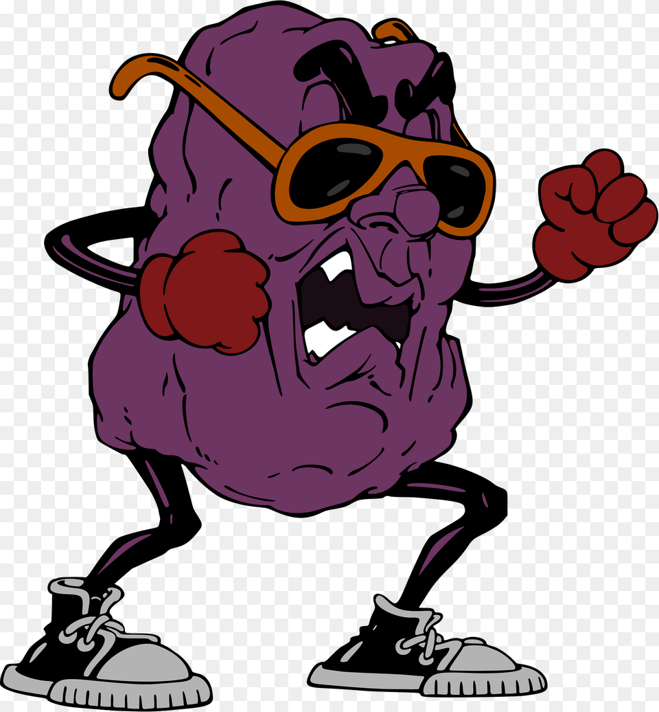 Angry California Raisin Clipart, Baby, Person, Footwear, Clothing Free Png