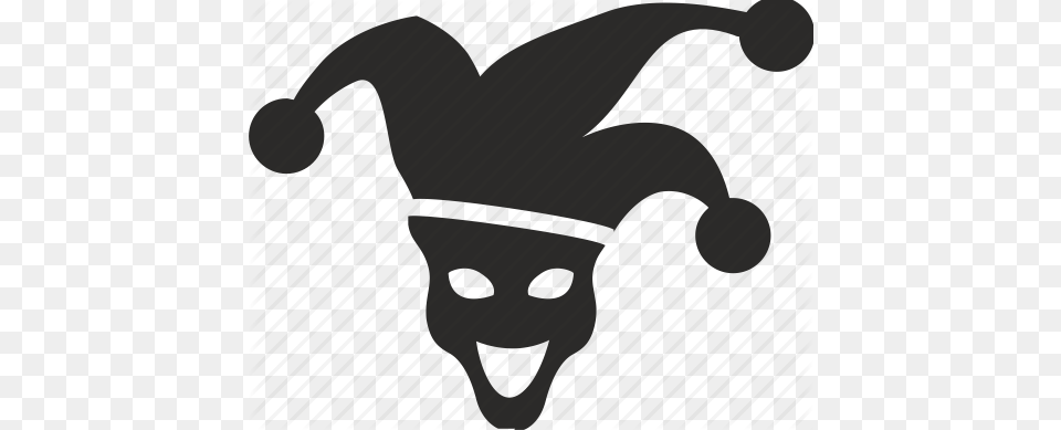 Angry Cap Clown Face Hat Joker Mask Icon, Accessories, Clothing, Glove, Art Free Png