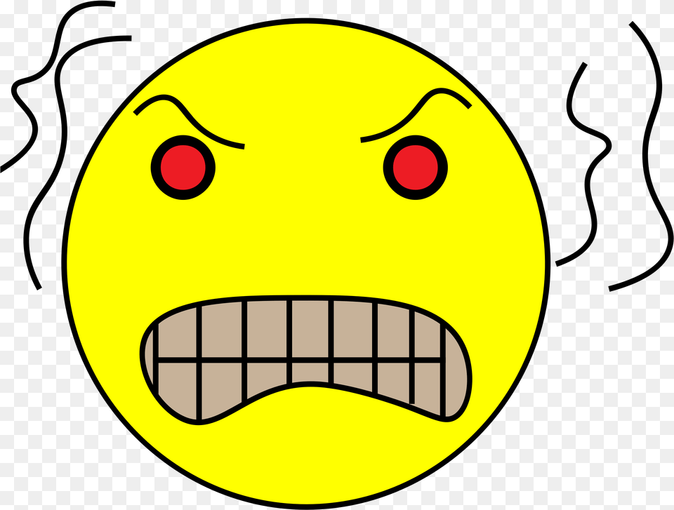 Angry Cartoon Eyes This Icons Design Of Clip Art Anger Face, Astronomy, Moon, Nature, Night Free Png