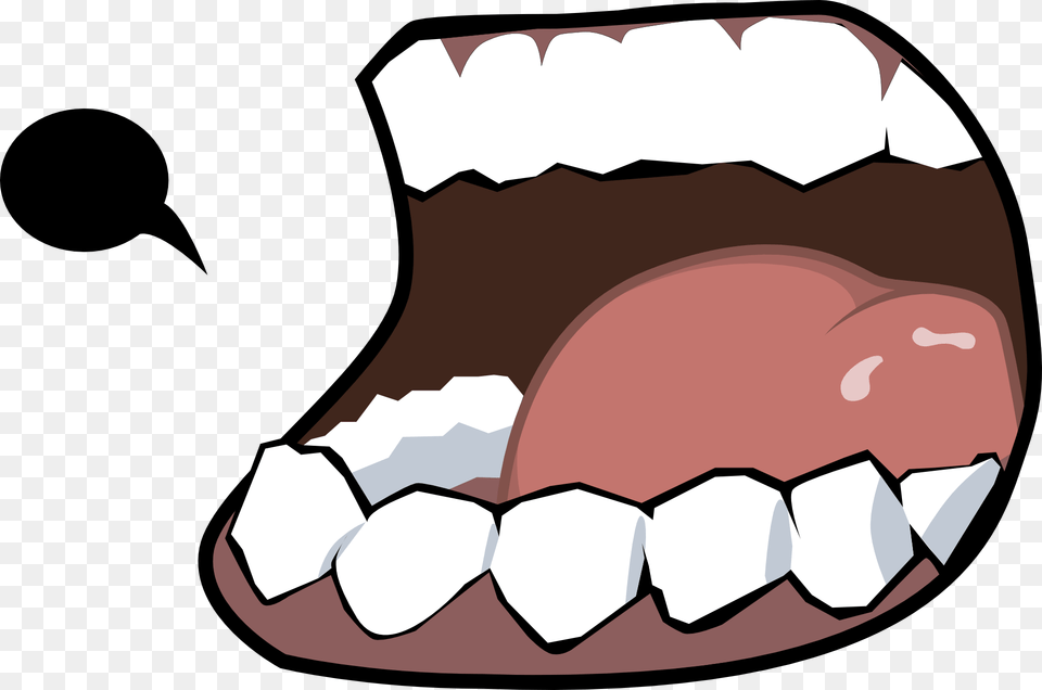 Angry Cartoon Lips Big Mouth Cartoon Open Mouth, Body Part, Person, Teeth, Head Png Image