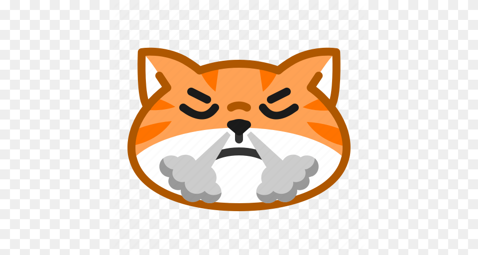 Angry Cat Cute Emoticon Mad Pissed Icon Png Image