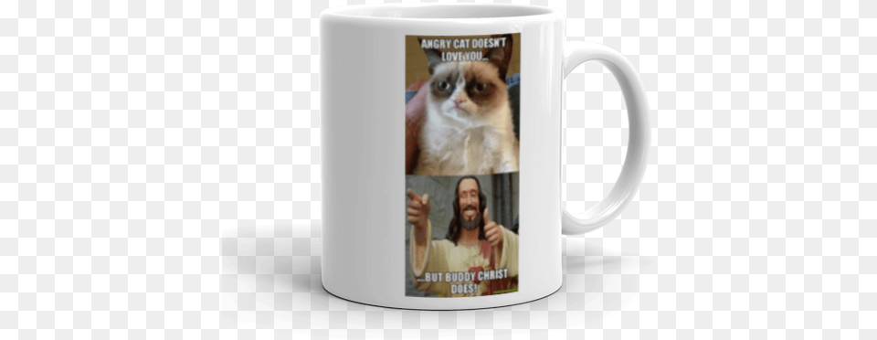 Angry Cat Doesnt Love You Coffee Cup, Pet, Person, Mammal, Female Free Transparent Png