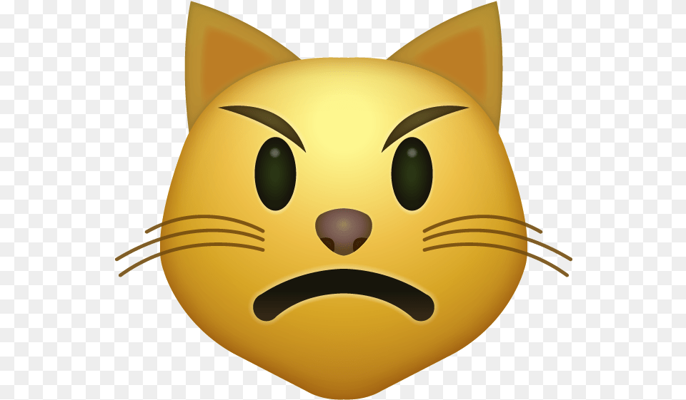 Angry Cat Emoji Download Iphone Emojis Iphone Cat Emoji, Animal, Mammal, Pet, Astronomy Png Image