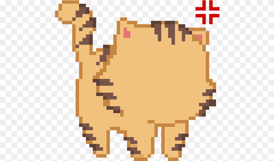 Angry Cat Pixel Art Full Size Download Seekpng Angry Cat Pixel Art, Animal, Person Png Image
