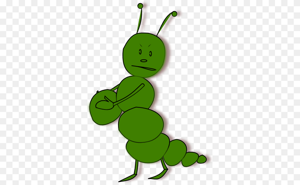Angry Caterpillar Clip Art, Green, Produce, Plant, Food Png Image