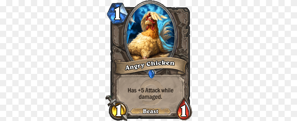 Angry Chicken Hearthstone, Animal, Bird, Fowl, Poultry Free Png