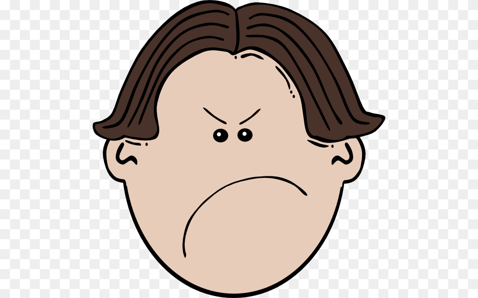 Angry Clip Art, Head, Person, Baby, Face Png