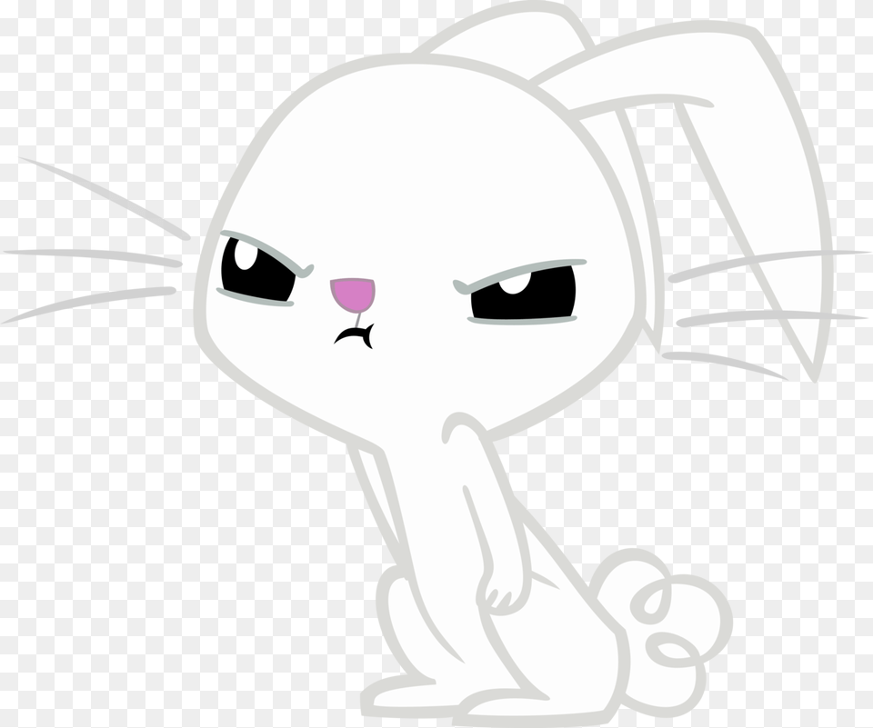 Angry Clipart Rabbit White Angry Bunny Cartoon, Baby, Person Free Png