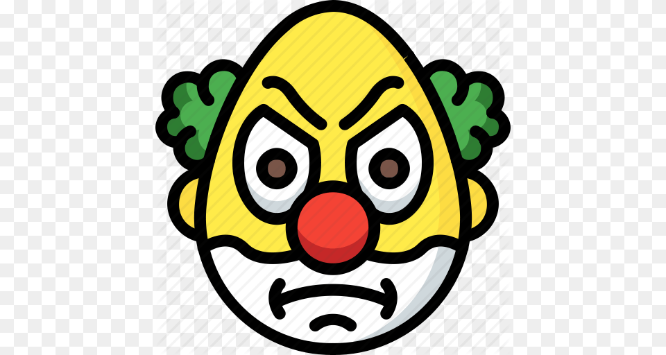 Angry Clown Emojis Emotion Face Smiley Icon, Performer, Person, Food Png