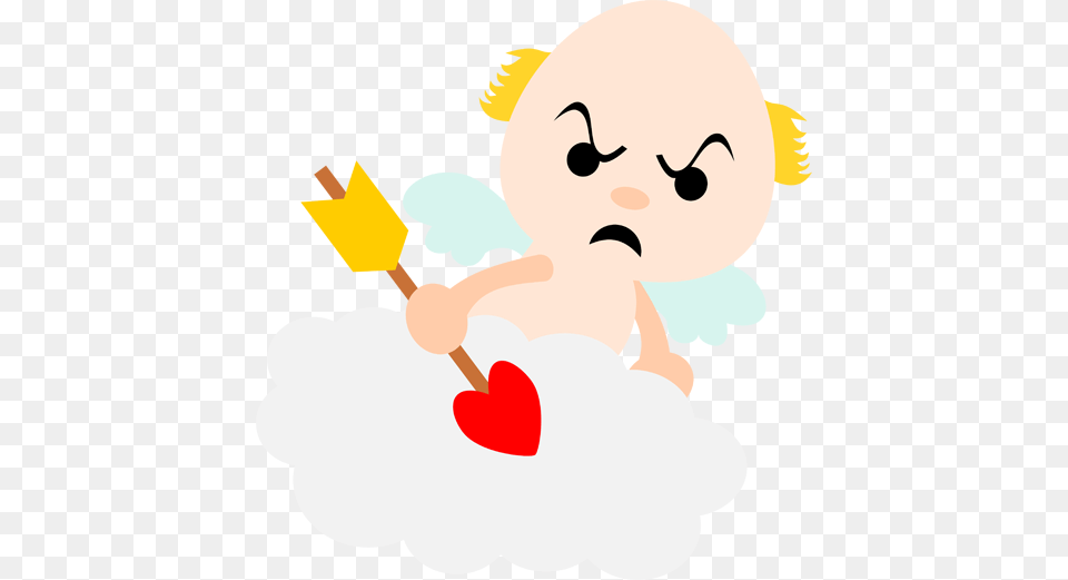 Angry Cupid, Baby, Person, Face, Head Free Png Download