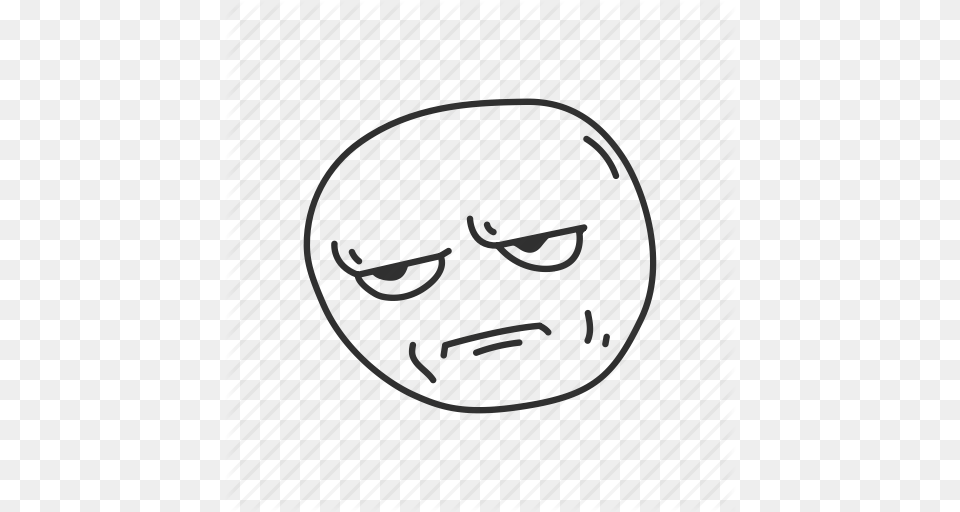 Angry Derp Emotion Funny Meme Not Impressed Reaction Icon Free Png