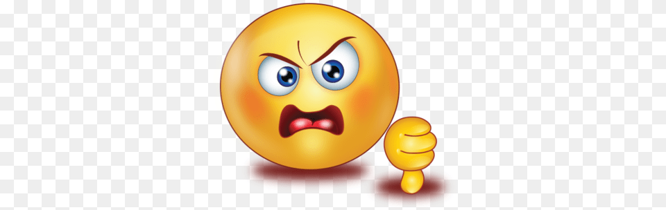 Angry Dislike Thumb Down Emoji Smiley Dislike, Nature, Outdoors, Snow, Snowman Free Png Download