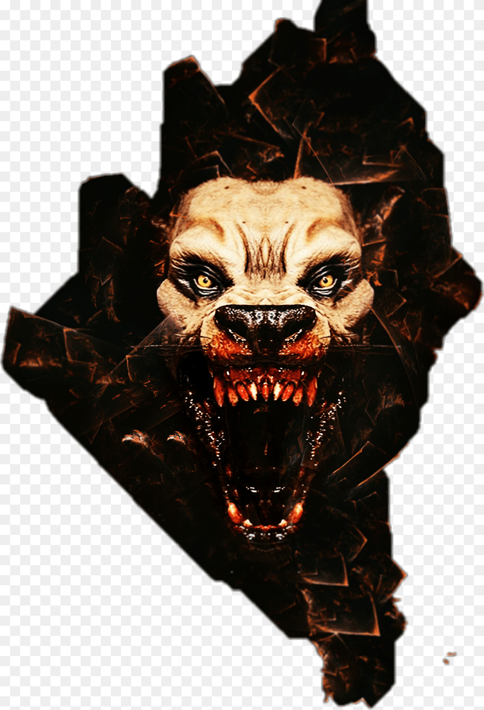 Angry Dog, Alien, Animal, Lion, Mammal Png
