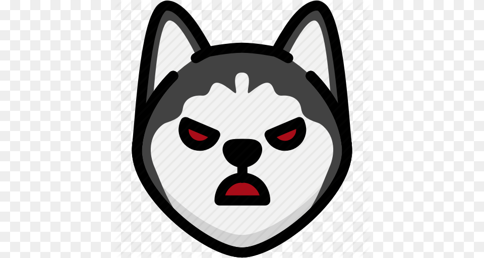 Angry Dog Emoji Emotion Expression Face Feeling Icon, Head, Person Free Transparent Png