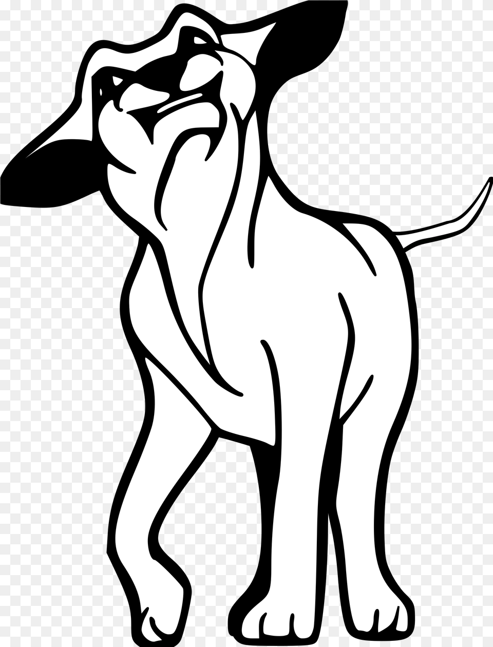 Angry Dog Files Clipart Dog Cartoon Gif, Stencil, Baby, Person Free Png