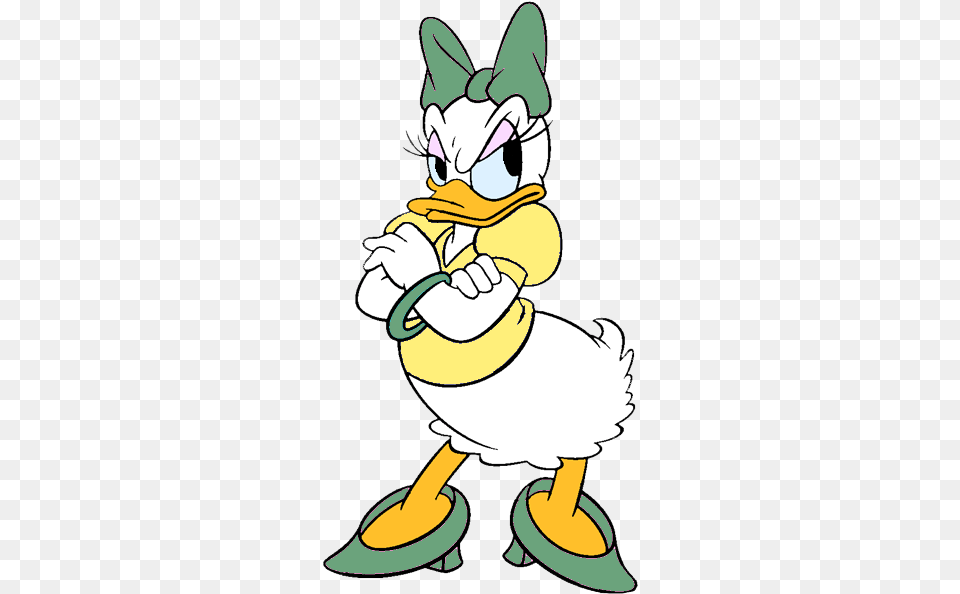 Angry Duck Daisy Duck Angry, Cartoon, Baby, Person Free Transparent Png