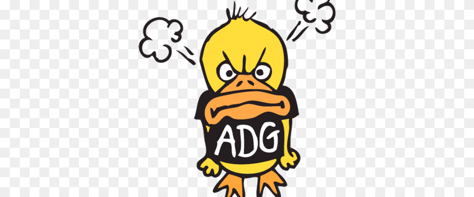 Angry Duck Games Angry Duck, Animal, Beak, Bird, Sticker Png Image