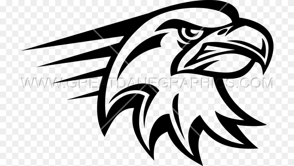 Angry Eagle Head Production Ready Artwork For T Shirt Printing, Bow, Weapon Free Png Download