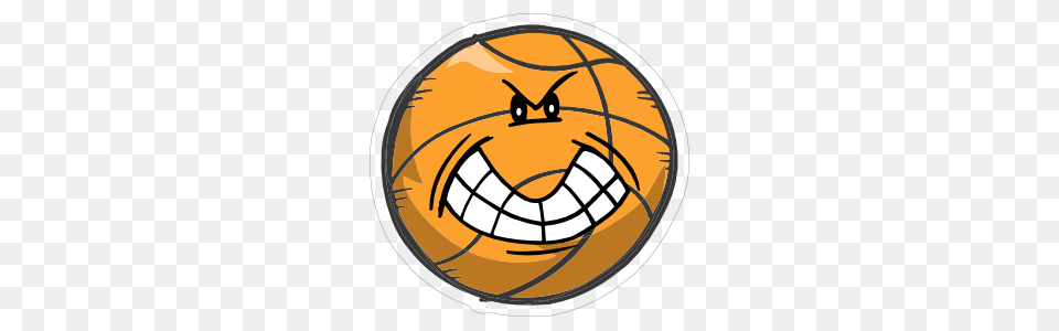 Angry Emoji Basketball Sticker, Ammunition, Weapon, Grenade, Ball Png Image
