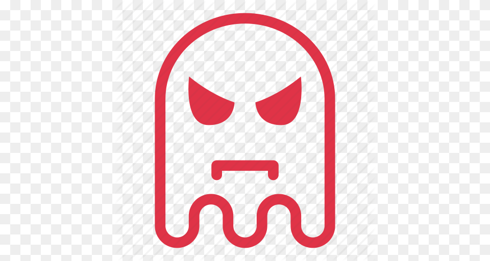 Angry Emoji Emoticon Ghost Icon, Blackboard Png Image