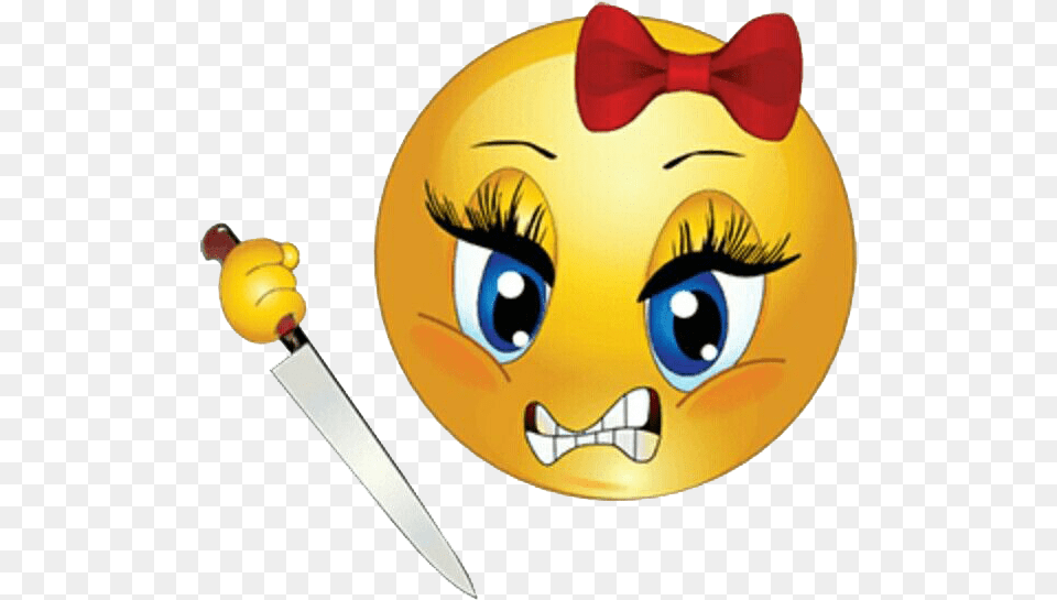 Angry Emoji Face Angry Smiley, Blade, Dagger, Knife, Weapon Free Png Download