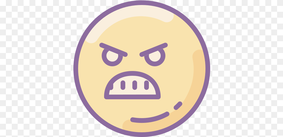 Angry Emoji Icon And Vector Circle, Head, Person, Face, Disk Free Transparent Png