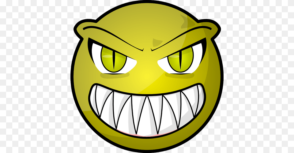 Angry Emoticon Vector Drawing, Ball, Tennis, Sport, Tennis Ball Free Png Download