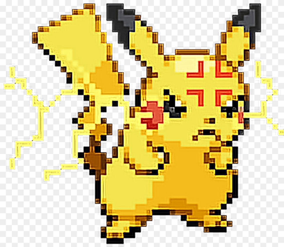 Angry Evil Pikachu Pokemon Freetoedit Pikachu Shiny Gif Free Transparent Png