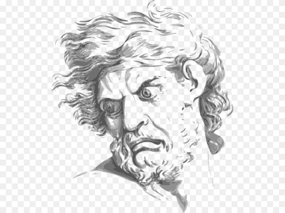 Angry Expression God Bearded Face Man Drawing Sinners In The Hands Of An Angry God, Art, Stencil, Adult, Bride Free Transparent Png