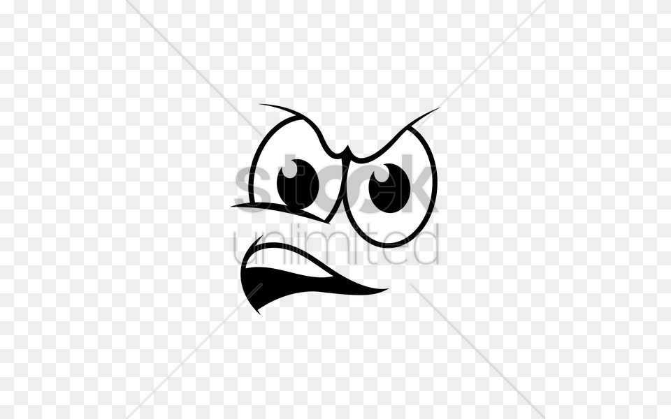 Angry Expression Vector Symbol, Logo Png Image