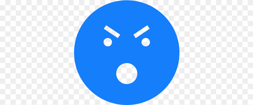 Angry Eyebrows Face Mouth Open Icon Icon, Sphere, Disk, Bowling, Leisure Activities Free Png