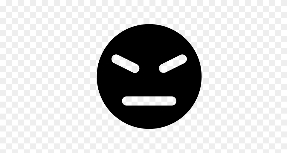 Angry Face Angry Face Burst Icon With And Vector Format, Gray Free Transparent Png