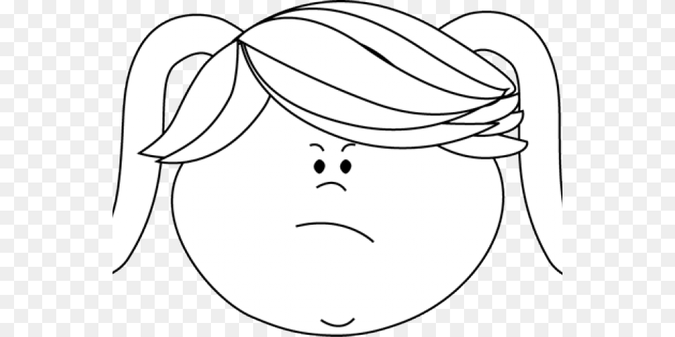 Angry Face Cliparts Angry Face Clip Art Black And White, Stencil Free Transparent Png