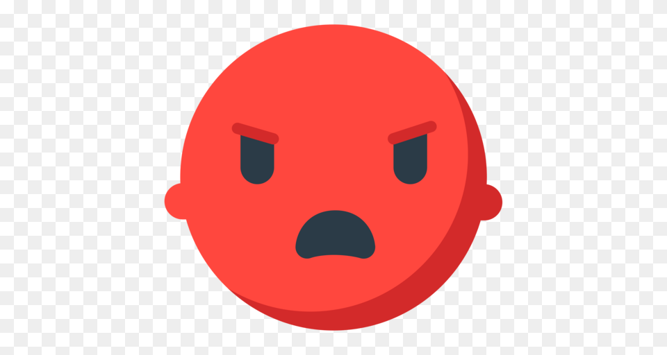 Angry Face Emoji, Balloon Free Png Download