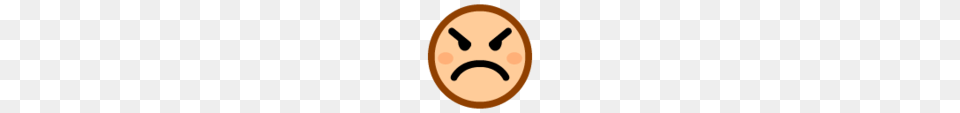 Angry Face Emoji, Disk, Head, Person Free Png Download