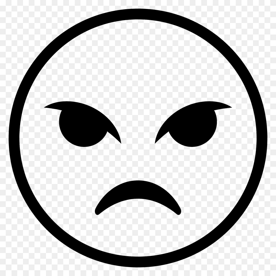 Angry Face Emoji Clipart, Logo Png Image