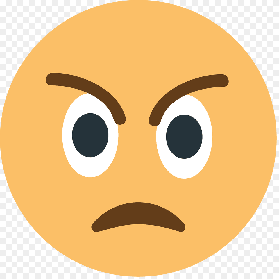 Angry Face Emoji Clipart, Astronomy, Moon, Nature, Night Free Png Download