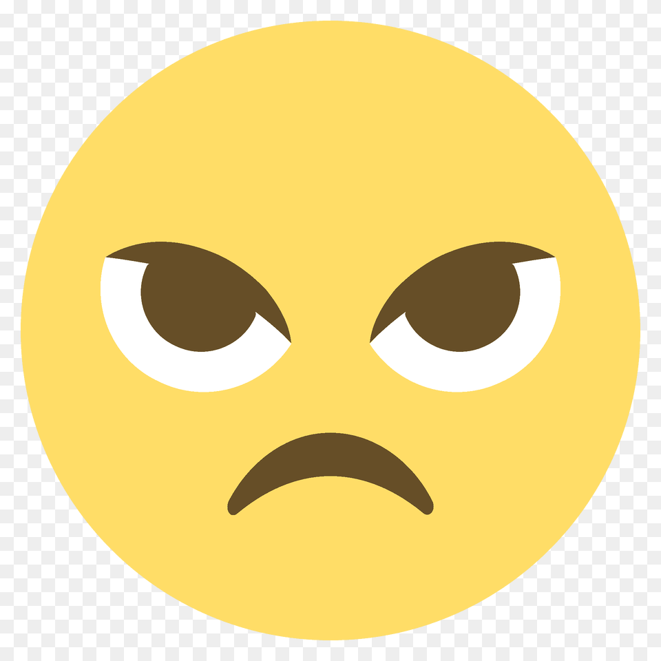 Angry Face Emoji Clipart, Head, Person, Astronomy, Moon Free Png