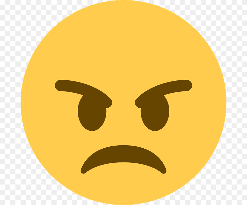 Angry Face Emoji Meaning With Pictures From A To Z Transparent Background Angry Emoji, Moon, Astronomy, Outdoors, Night Free Png Download
