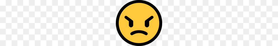 Angry Face Emoji On Microsoft Windows Anniversary Update, Sign, Symbol, Astronomy, Moon Free Png Download