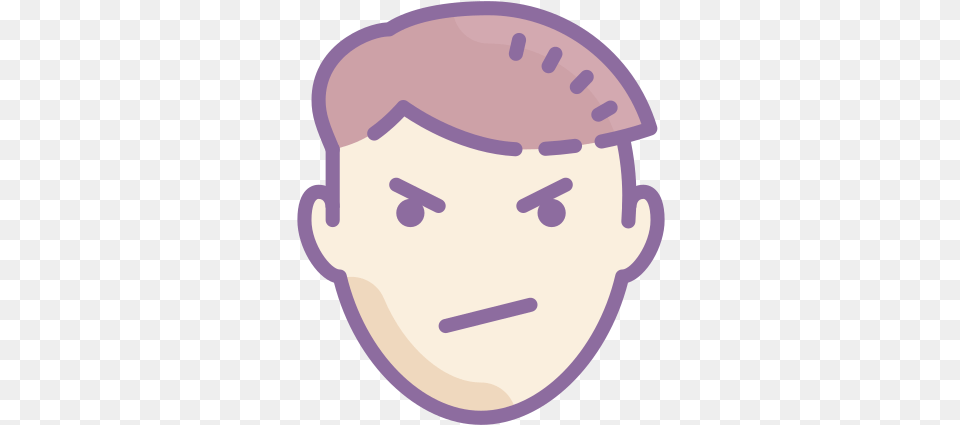 Angry Face Icon Icon Angry Face, Head, Person, Baby Png Image