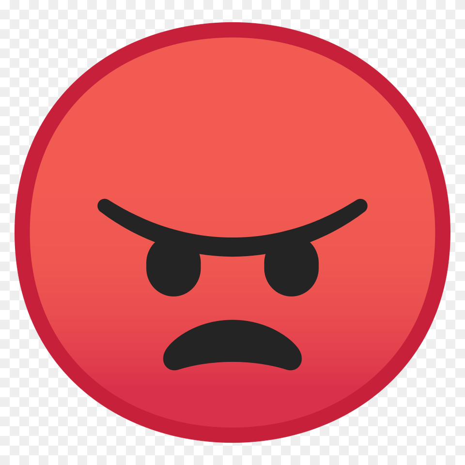 Angry Face Icon Noto Emoji Smileys Iconset Google, Logo, Astronomy, Moon, Nature Png Image