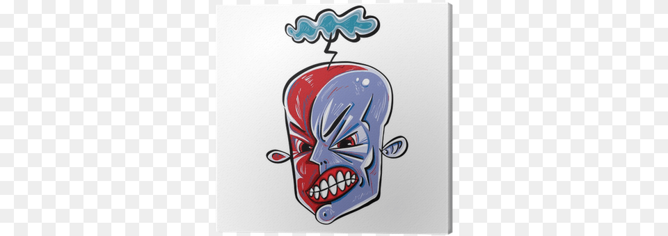 Angry Face Icon With Storming Cloud Cartoon, Emblem, Symbol, Art, Dynamite Free Png