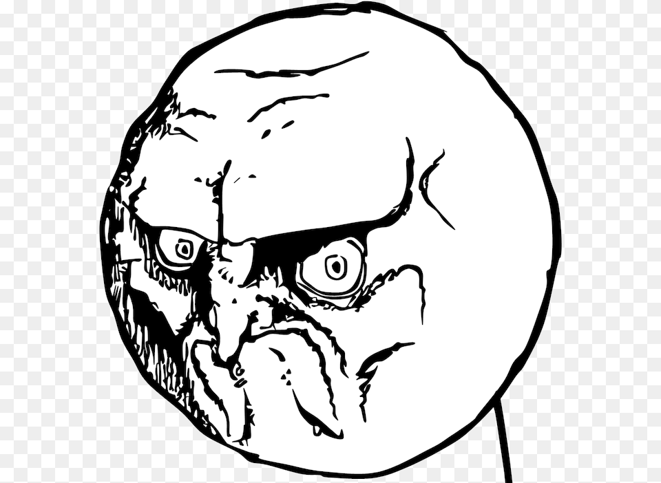 Angry Face Meme Image Icon Angry Troll Face, Art, Drawing, Photography, Person Free Png